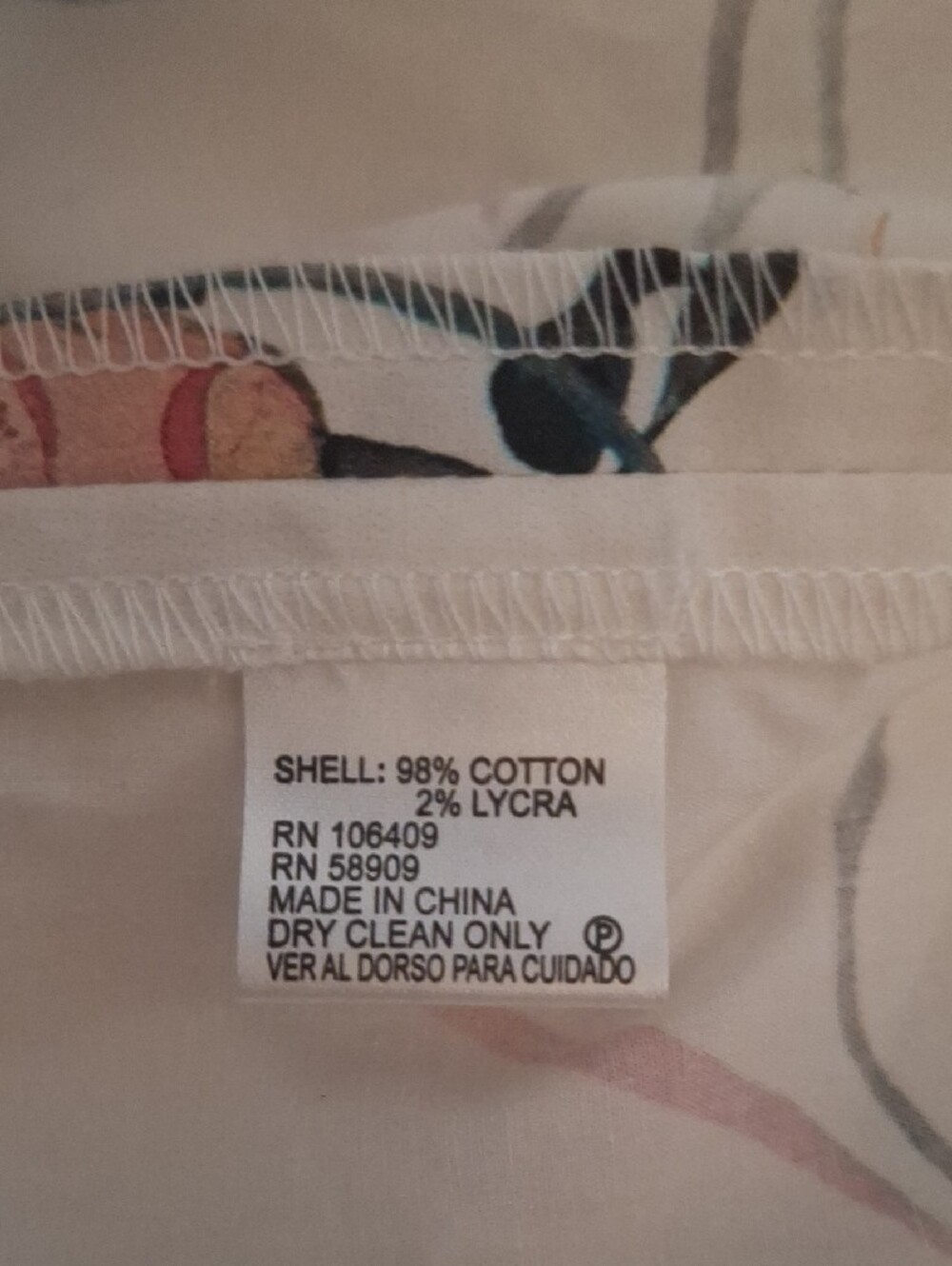 NWT Antonio Melani Foral Button-Front Maxi Cotton Dress in Cream Size 8 - Picture 12 of 12